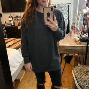 American Eagle gray oversized sweater